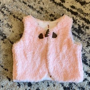 Carters Pink fleece vest